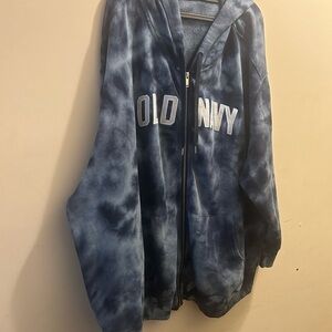 Plus Size- Old Navy Blue Tie-Dye Hoodie. Size 4X